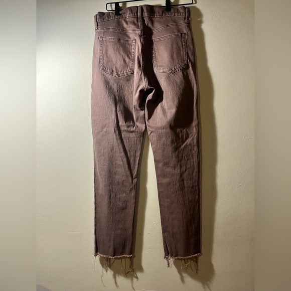 Cheeky straight High Rise Button Brown Jeans - Picture 4 of 4